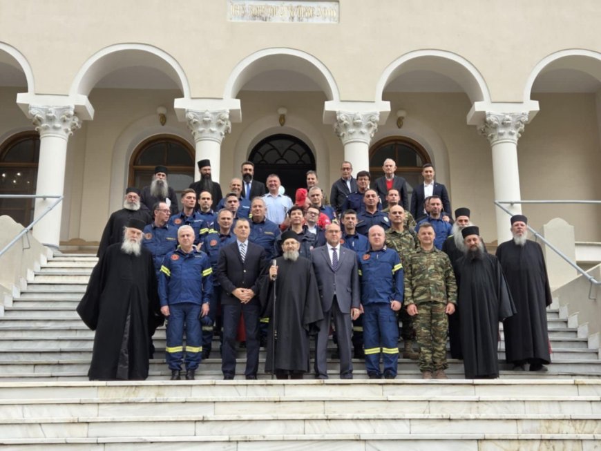 Ευρεία σύσκεψη για την αντιπυρική περίοδο στο Άγιον Όρος