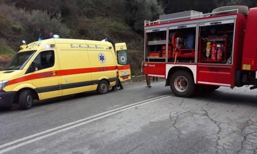 Τραυματίας γυναίκα σε τροχαίο στη διασταύρωση Βρασνών